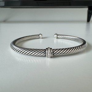 David Yurman Classic Cable Station Bracelet